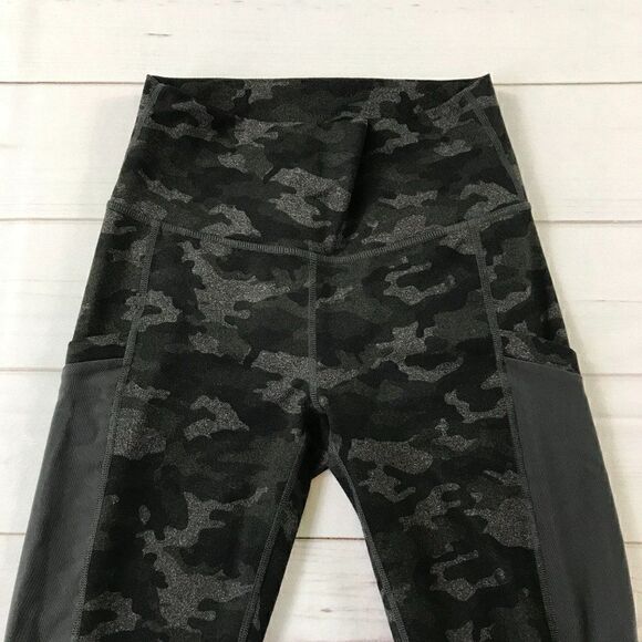 Powerhold by Fabletics Gray Camouflage High-Waisted Leggings XS - Picture 5 of 15